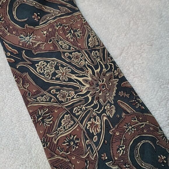 Vintage John Henry ultra men's all silk neck tie - Picture 3 of 5